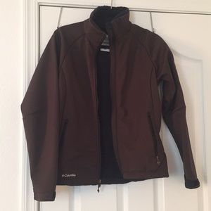 Columbia Titanium Brown Full Zip Jacket Size S
